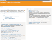 Tablet Screenshot of opensource.cit-ec.de